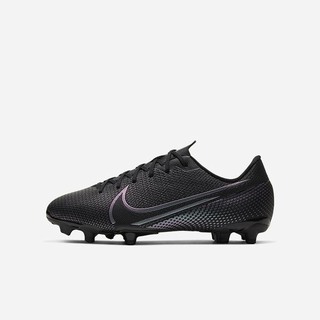 Ghete Fotbal Nike Jr. Mercurial Vapor 13 Academy MG Multi-Ground Fete Negrii | HWZB-16350